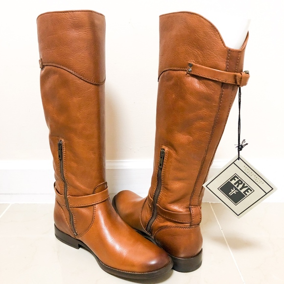 Women's Frye | Phillip Riding Boots Whiskey, Sz 9M - Picture 2 of 6